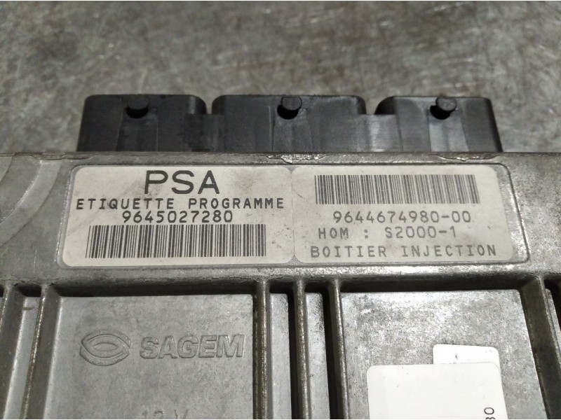 Recambio de centralita motor uce para citroen xsara picasso 1.8 16v referencia OEM IAM 9645027280 964467498000 