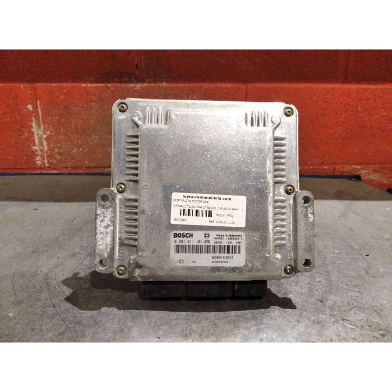 Recambio de centralita motor uce para renault laguna ii (bg0) 1.9 dci diesel | 0.01 - ... 1.9 dci diesel | 0.01 - ... referencia