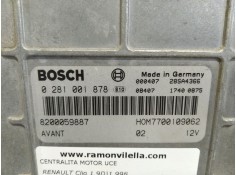 Recambio de centralita motor uce para renault clio 1.9d referencia OEM IAM 0281001878 8200059887  2