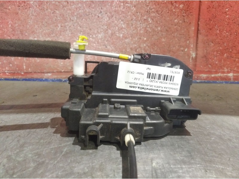 Recambio de cerradura puerta delantera izquierda para nissan micra (k12e)  | 0.02 - ...  | 0.02 - ... referencia OEM IAM    Recambio de cerradura puerta delantera izquierda para nissan micra (k12e)  | 0.02 - ...  | 0.02 - ... referencia OEM IAM
