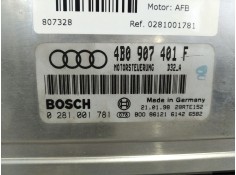 Recambio de centralita motor uce para audi a6 berlina (4b2)  | 0.97 - 0.01  | 0.97 - 0.01 referencia OEM IAM 0281001781 4B090740 2