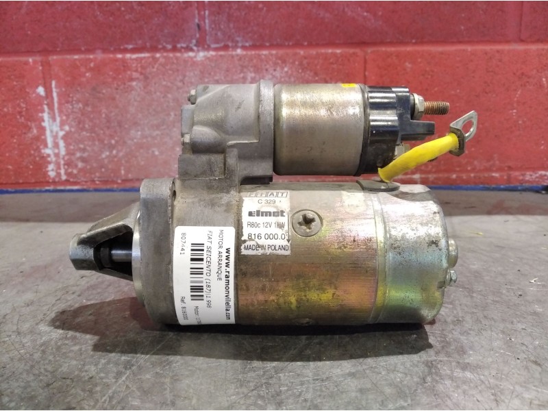 Recambio de motor arranque para fiat seicento (187) referencia OEM IAM 8160000   Recambio de motor arranque para fiat seicento (187) referencia OEM IAM 8160000