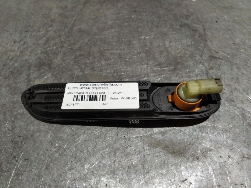 Recambio de piloto lateral izquierdo para mini cabrio (r52) one | 04.04 - 12.09 one | 04.04 - 12.09 referencia OEM IAM 1503560  