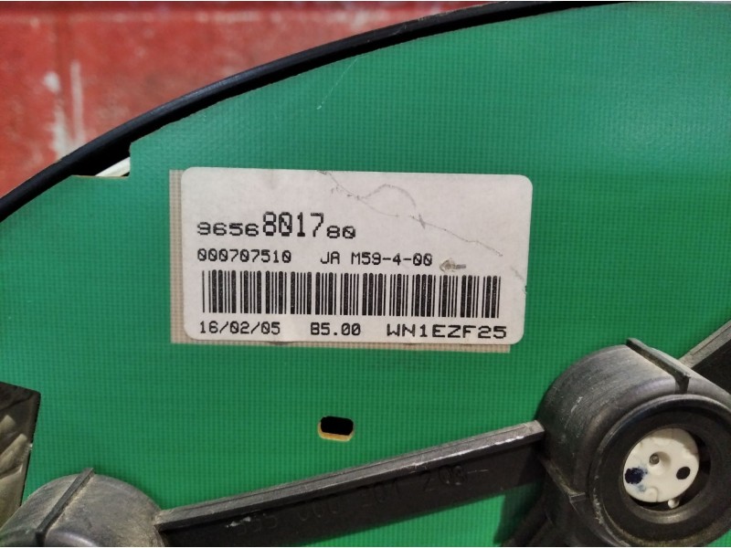 Recambio de cuadro instrumentos para citroen berlingo 2.0 hdi multispace referencia OEM IAM 9656801780   Recambio de cuadro instrumentos para citroen berlingo 2.0 hdi multispace referencia OEM IAM 9656801780