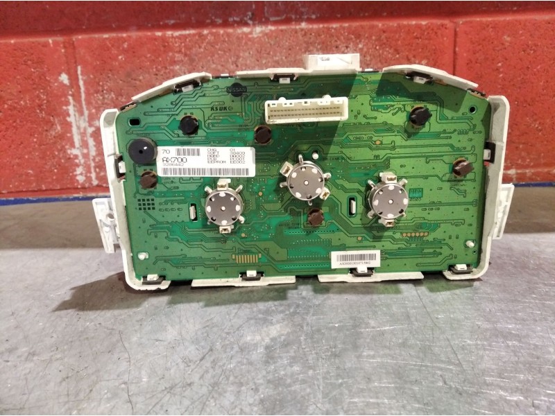 Recambio de cuadro instrumentos para nissan micra (k12e)  | 0.02 - ...  | 0.02 - ... referencia OEM IAM AX700   Recambio de cuadro instrumentos para nissan micra (k12e)  | 0.02 - ...  | 0.02 - ... referencia OEM IAM AX700