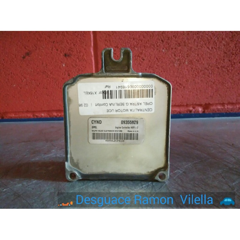 Recambio de centralita motor uce para opel astra g berlina comfort | 02.98 - 12.03 comfort | 02.98 - 12.03 referencia OEM IAM 09
