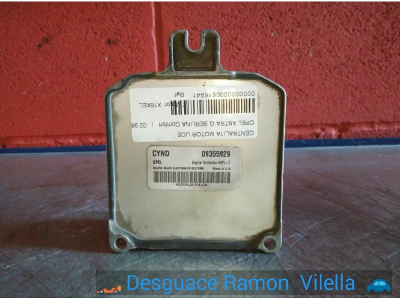 Recambio de centralita motor uce para opel astra g berlina comfort | 02.98 - 12.03 comfort | 02.98 - 12.03 referencia OEM IAM 09