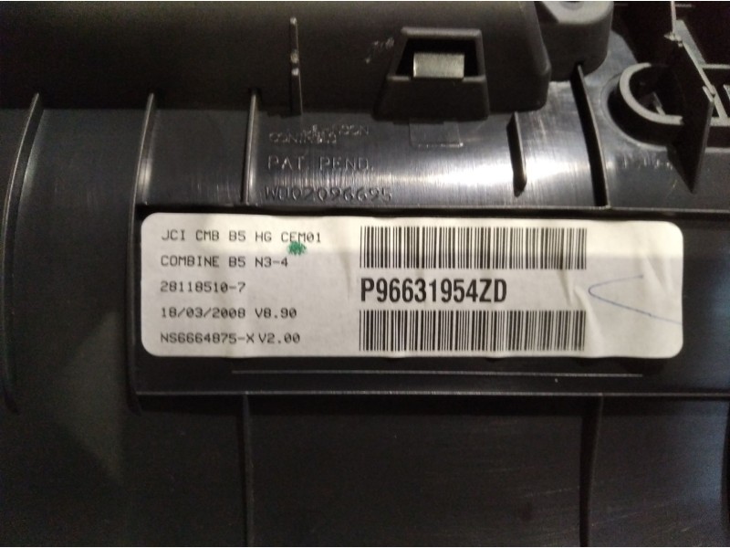 Recambio de cuadro instrumentos para citroen c4 berlina 1.6 16v hdi referencia OEM IAM P96631954ZD 6664875X 