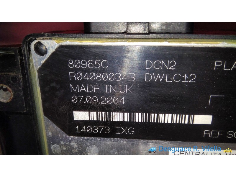 Recambio de centralita motor uce para peugeot partner (s2) combiespace | 11.02 - 12.08 combiespace | 11.02 - 12.08 referencia OE