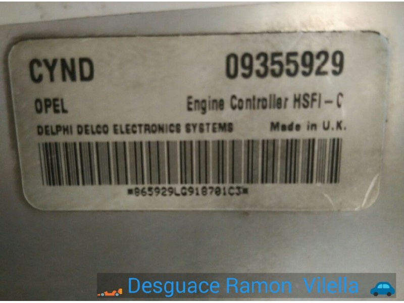 Recambio de centralita motor uce para opel astra g berlina comfort | 02.98 - 12.03 comfort | 02.98 - 12.03 referencia OEM IAM 09