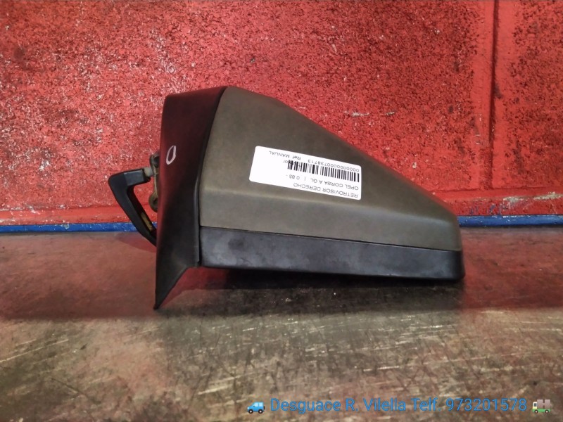 Recambio de retrovisor derecho para opel corsa a gl | 0.85 - ... gl | 0.85 - ... referencia OEM IAM MANUAL  