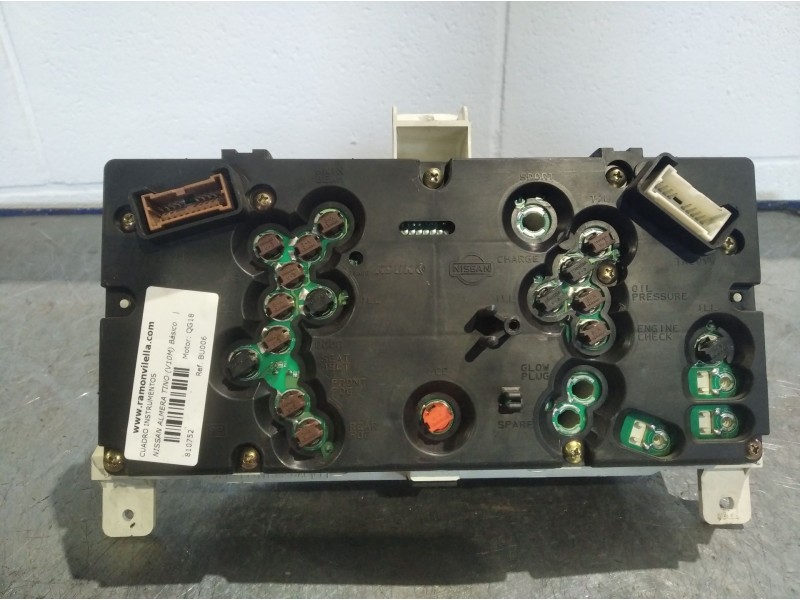 Recambio de cuadro instrumentos para nissan almera tino (v10m) básico | 0.00 - ... básico | 0.00 - ... referencia OEM IAM BU006 