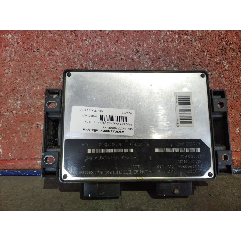 Recambio de centralita motor uce para peugeot partner (s2)  | 0.02 - 0.08  | 0.02 - 0.08 referencia OEM IAM 9641390180 964822528