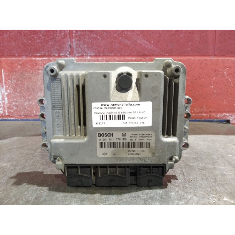 Recambio de centralita motor uce para renault megane ii berlina 5p 1.9 dci diesel | 0.00 - ... 1.9 dci diesel | 0.00 - ... refer