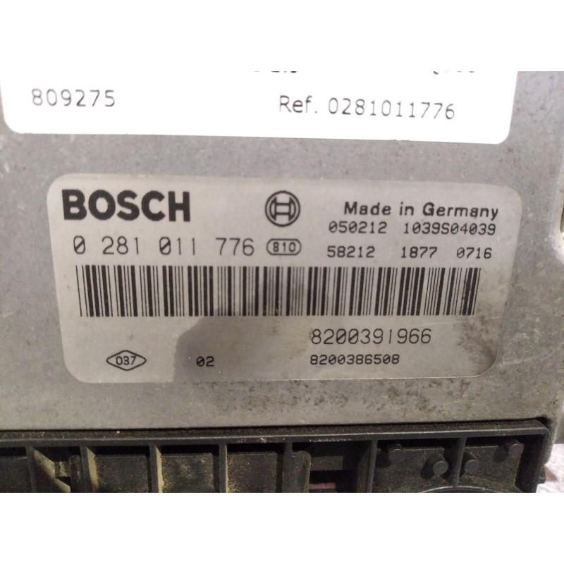 Recambio de centralita motor uce para renault megane ii berlina 5p 1.9 dci diesel | 0.00 - ... 1.9 dci diesel | 0.00 - ... refer