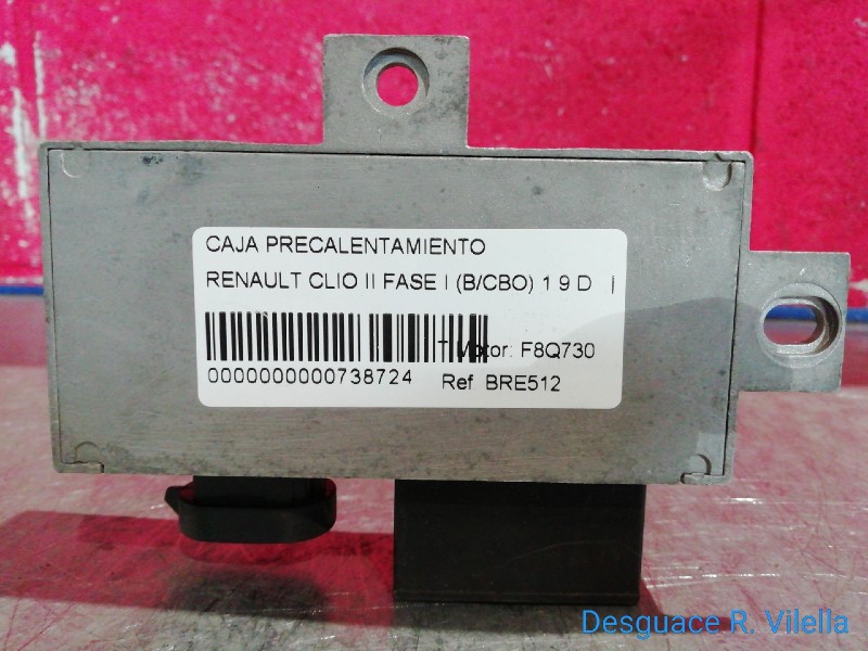Recambio de caja precalentamiento para renault clio ii fase i (b/cbo) 1.9 d | 12.98 - 12.99 1.9 d | 12.98 - 12.99 referencia OEM