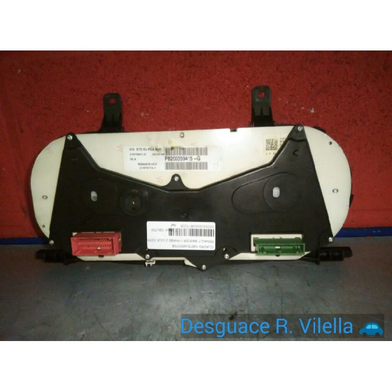 Recambio de cuadro instrumentos para renault master ii phase 2 caja cerrada l1h1 caja cerrada 3.3 to | 09.03 - 12.06 l1h1 caja c