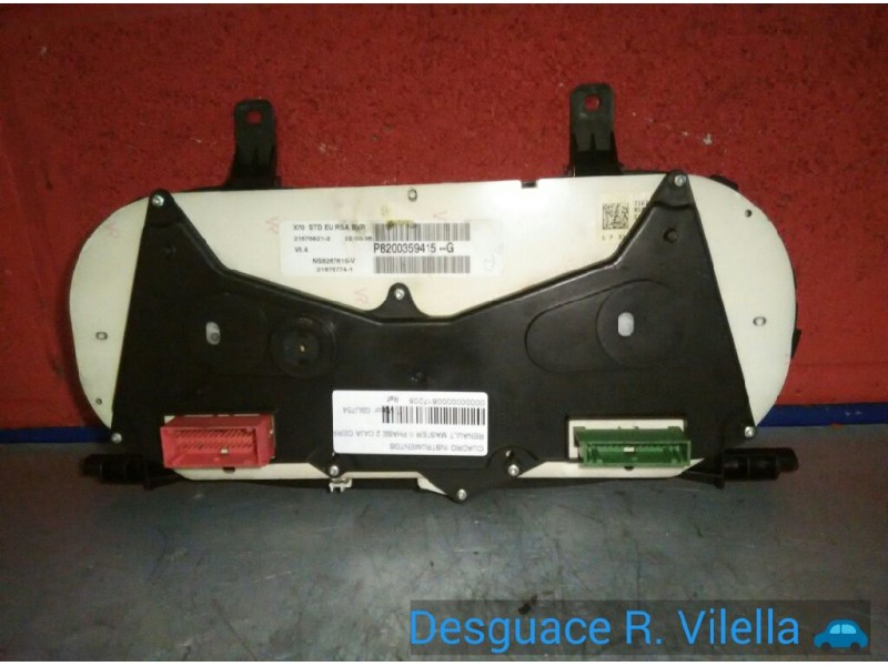 Recambio de cuadro instrumentos para renault master ii phase 2 caja cerrada l1h1 caja cerrada 3.3 to | 09.03 - 12.06 l1h1 caja c