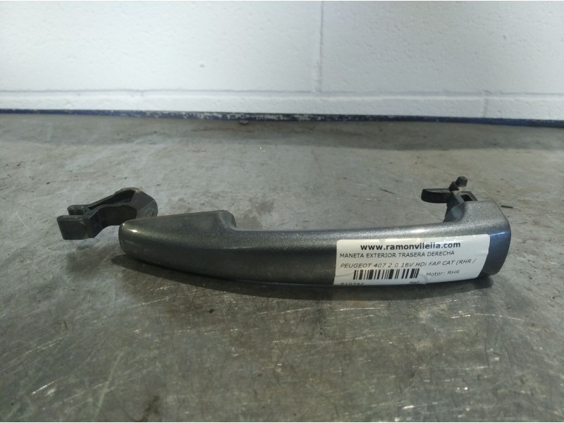 Recambio de maneta exterior trasera derecha para peugeot 407 2.0 16v hdi fap cat (rhr / dw10bted4) | 0.04 - ... 2.0 16v hdi fap 