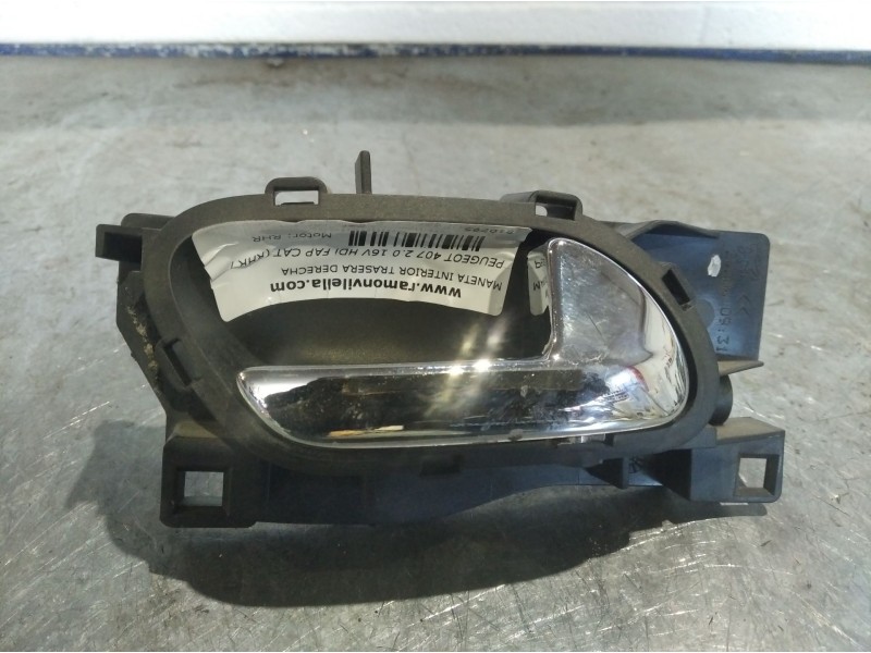 Recambio de maneta interior trasera derecha para peugeot 407 2.0 16v hdi fap cat (rhr / dw10bted4) | 0.04 - ... 2.0 16v hdi fap 