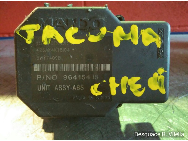 Recambio de abs para chevrolet tacuma sx | 01.05 - 12.05 sx | 01.05 - 12.05 referencia OEM IAM 96415415 5WY7409B 