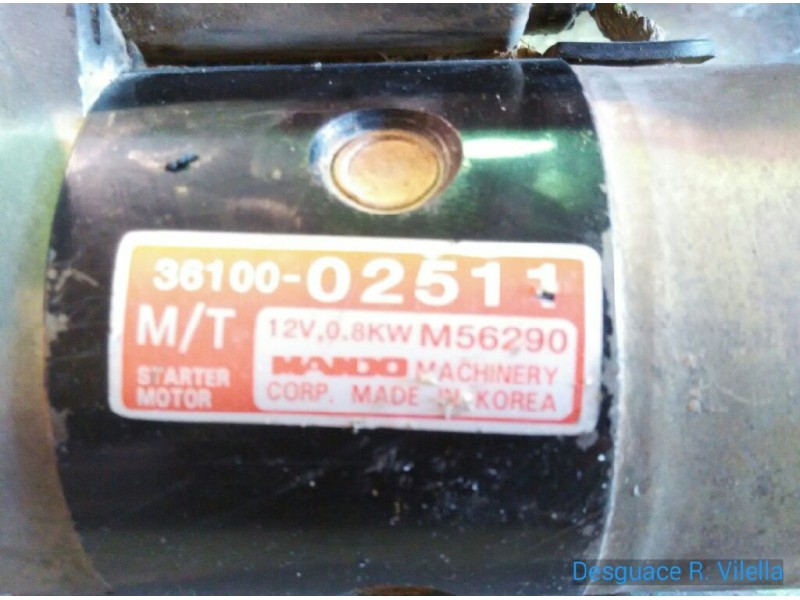 Recambio de motor arranque para hyundai atos (mx) gls | 03.98 - 12.02 gls | 03.98 - 12.02 referencia OEM IAM 3610002511  