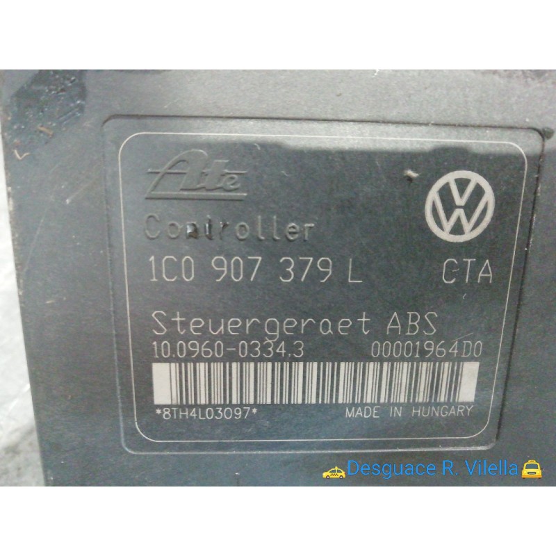 Recambio de abs para seat leon (1m1) signo | 11.99 - 12.04 signo | 11.99 - 12.04 referencia OEM IAM 1J0614117G 1C0907379L 
