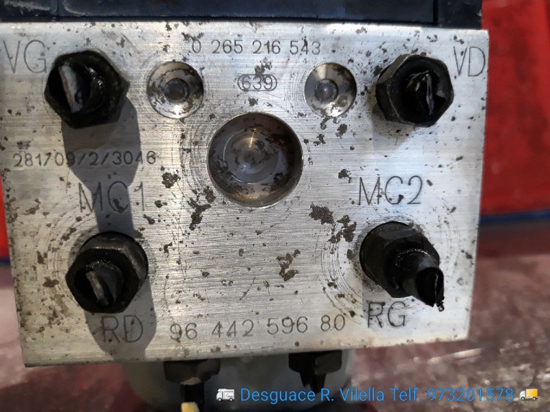 Recambio de abs para peugeot 406 berlina (s1/s2) srdt | 01.97 - 12.04 srdt | 01.97 - 12.04 referencia OEM IAM 0273004270  