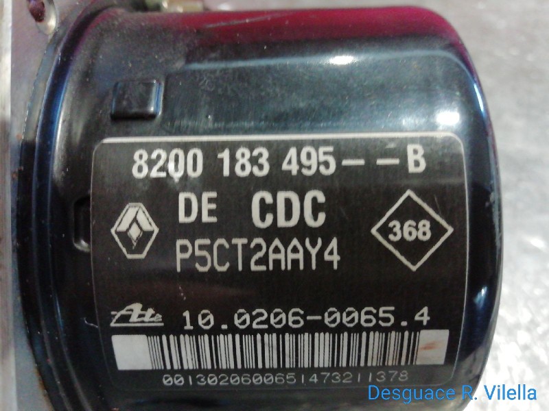 Recambio de abs para renault laguna ii (bg0) authentique | 0.01 - ... authentique | 0.01 - ... referencia OEM IAM 8200183495B  