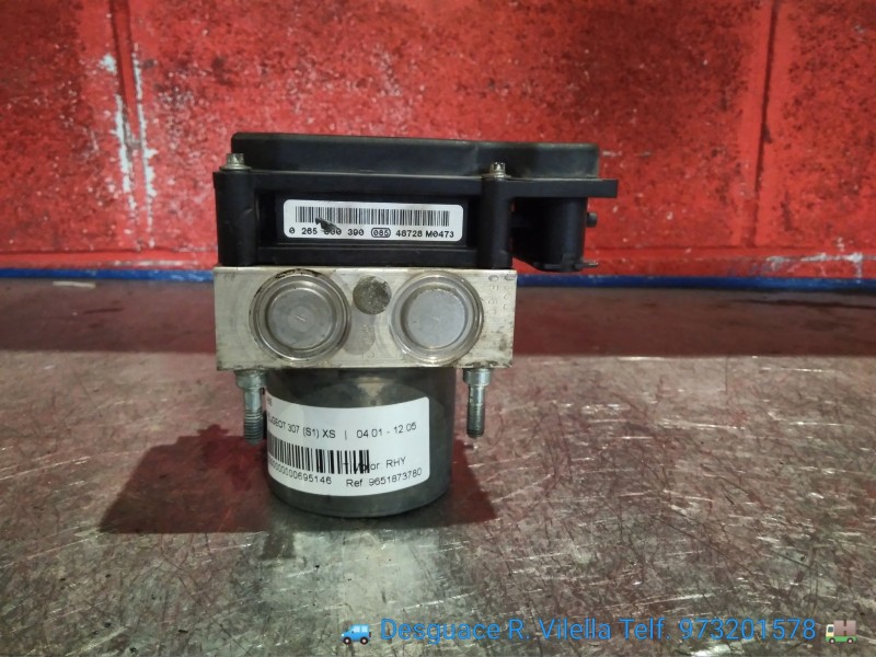 Recambio de abs para peugeot 307 (s1) xs | 04.01 - 12.05 xs | 04.01 - 12.05 referencia OEM IAM 9651873780 0265231476 
