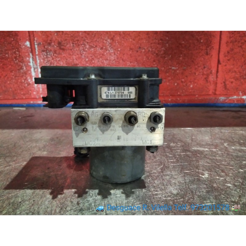 Recambio de abs para peugeot 307 (s1) xs | 04.01 - 12.05 xs | 04.01 - 12.05 referencia OEM IAM 9651873780 0265231476 
