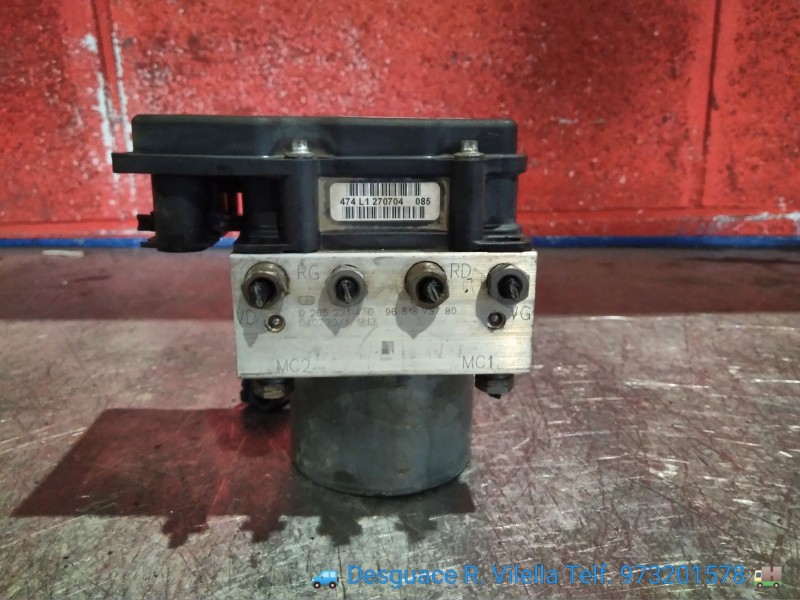 Recambio de abs para peugeot 307 (s1) xs | 04.01 - 12.05 xs | 04.01 - 12.05 referencia OEM IAM 9651873780 0265231476 