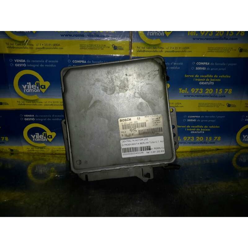 Recambio de centralita motor uce para citroen xantia berlina turbo c.t. activa | 06.95 - 12.97 turbo c.t. activa | 06.95 - 12.97