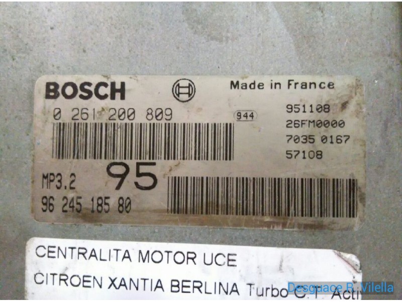 Recambio de centralita motor uce para citroen xantia berlina turbo c.t. activa | 06.95 - 12.97 turbo c.t. activa | 06.95 - 12.97 Recambio de centralita motor uce para citroen xantia berlina turbo c.t. activa | 06.95 - 12.97 turbo c.t. activa | 06.95 - 12.97