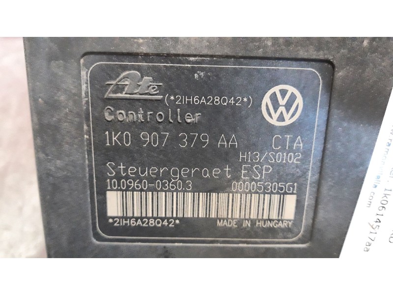 Recambio de abs para volkswagen jetta (1k2) trendline | 0.05 - ... referencia OEM IAM 1K0614517AA 1K0907379AA 