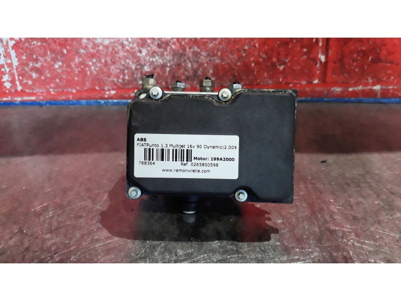 Recambio de abs para fiat punto 1.3 multijet 16v 90 dynamic referencia OEM IAM 0265800598 51787091 