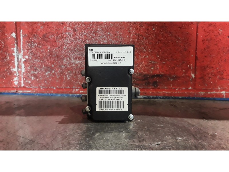 Recambio de abs para citroen c4 berlina  | 0.04 - ...  | 0.04 - ... referencia OEM IAM 9663345480  