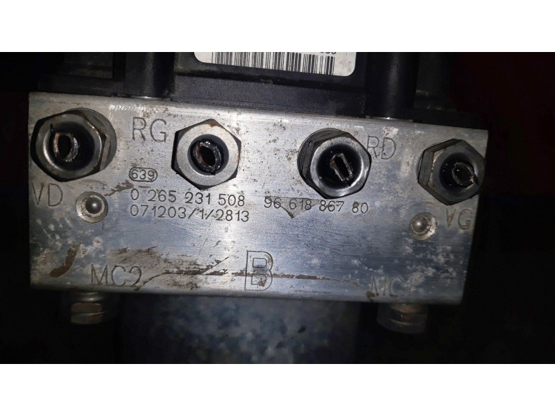 Recambio de abs para citroen c4 berlina  | 0.04 - ...  | 0.04 - ... referencia OEM IAM 9663345480  