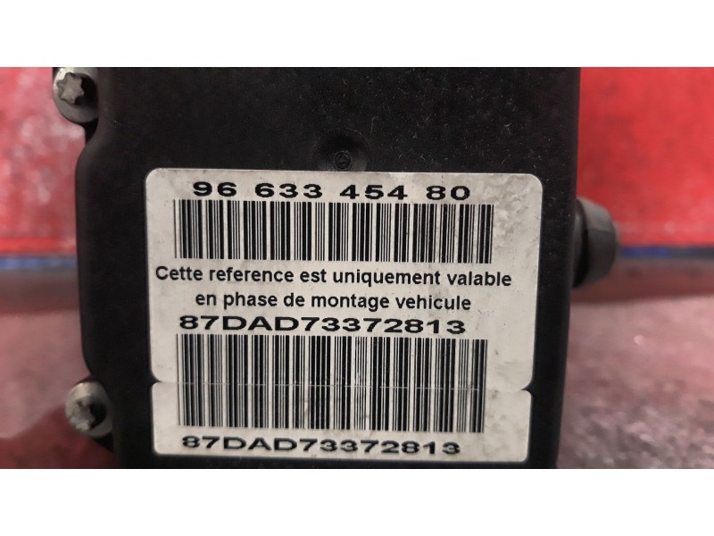 Recambio de abs para citroen c4 berlina  | 0.04 - ...  | 0.04 - ... referencia OEM IAM 9663345480  