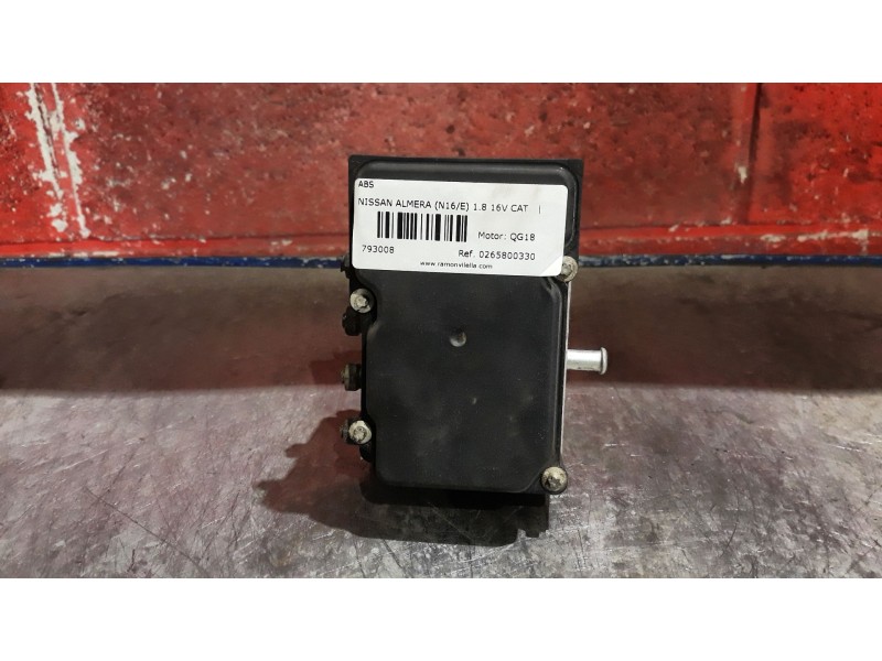 Recambio de abs para nissan almera (n16/e) 1.8 16v cat | 0.00 - 0.06 1.8 16v cat | 0.00 - 0.06 referencia OEM IAM 0265800330  