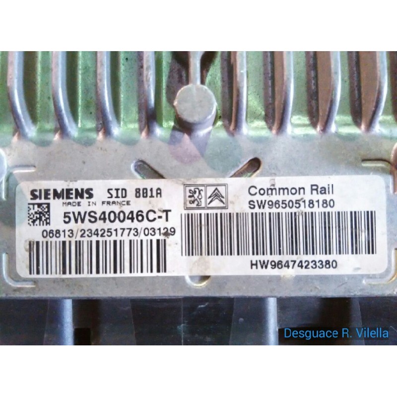 Recambio de centralita motor uce para citroen xsara berlina 2.0 hdi exclusive (80kw) | 04.01 - 12.05 2.0 hdi exclusive (80kw) | 