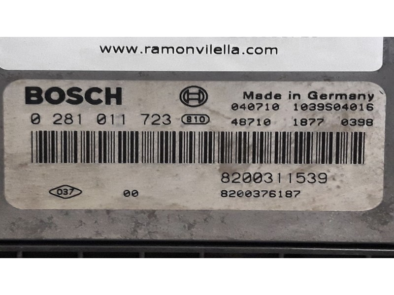 Recambio de centralita motor uce para renault laguna ii (bg0) authentique | 0.01 - ... authentique | 0.01 - ... referencia OEM I