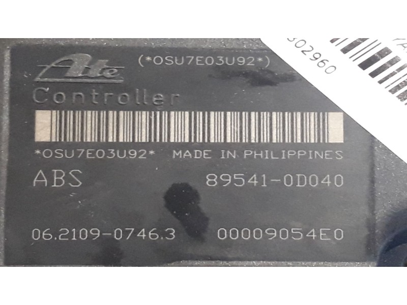 Recambio de abs para toyota yaris (ksp9/scp9/nlp9) 1.4 turbodiesel cat referencia OEM IAM 445100D031   Recambio de abs para toyota yaris (ksp9/scp9/nlp9) 1.4 turbodiesel cat referencia OEM IAM 445100D031