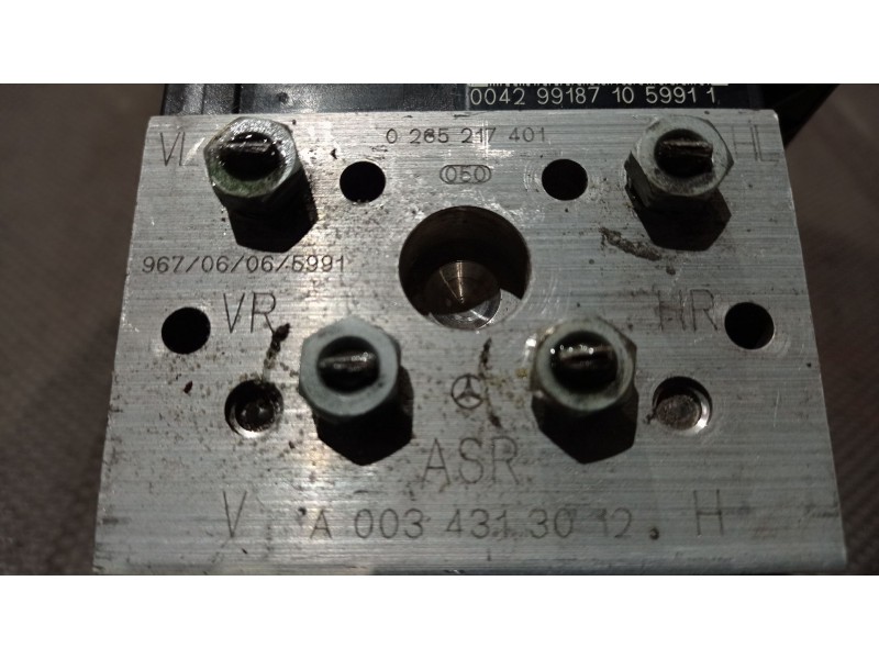 Recambio de abs para mercedes clase c (w202) berlina 180 (202.018) referencia OEM IAM A0034313012 0265217401  Recambio de abs para mercedes clase c (w202) berlina 180 (202.018) referencia OEM IAM A0034313012 0265217401