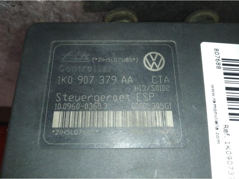 Recambio de abs para seat leon 2.0 tdi 140 style referencia OEM IAM 1K0907379AA 1009603603 1K0614517AA