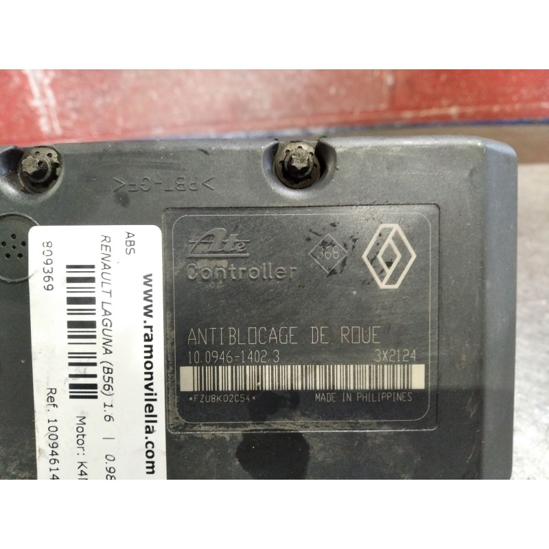 Recambio de abs para renault laguna (b56) 1.6 | 0.98 - ... 1.6 | 0.98 - ... referencia OEM IAM 10094614023 7700424520 