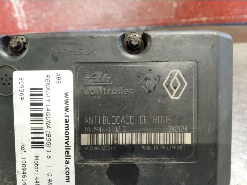 Recambio de abs para renault laguna (b56) 1.6 | 0.98 - ... 1.6 | 0.98 - ... referencia OEM IAM 10094614023 7700424520 