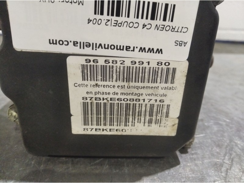 Recambio de abs para citroen c4 coupe 1.6 16v hdi fap referencia OEM IAM 0265950517 9658299180 