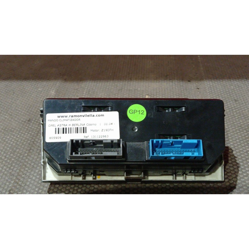 Recambio de mando climatizador para opel astra h berlina cosmo | 01.04 - 12.07 cosmo | 01.04 - 12.07 referencia OEM IAM 13112296