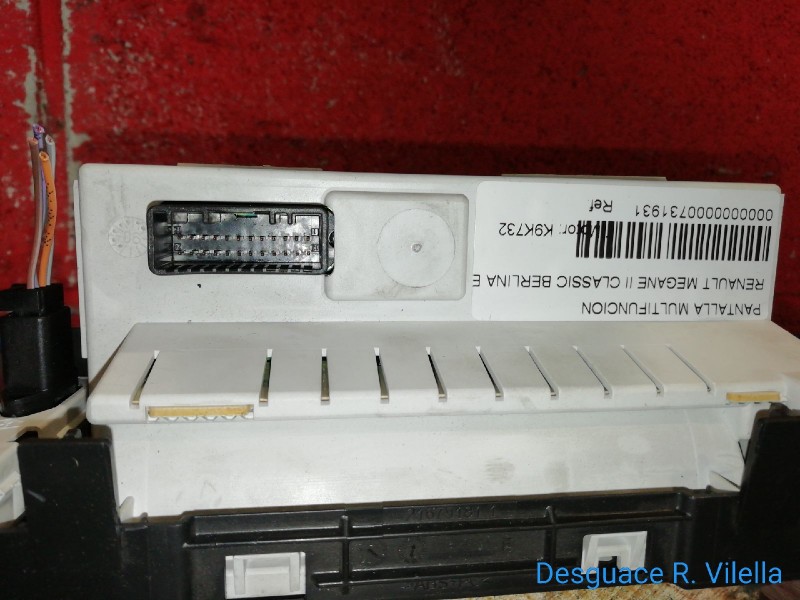 Recambio de pantalla multifuncion para renault megane ii classic berlina emotion | 09.05 - 12.10 emotion | 09.05 - 12.10 referen